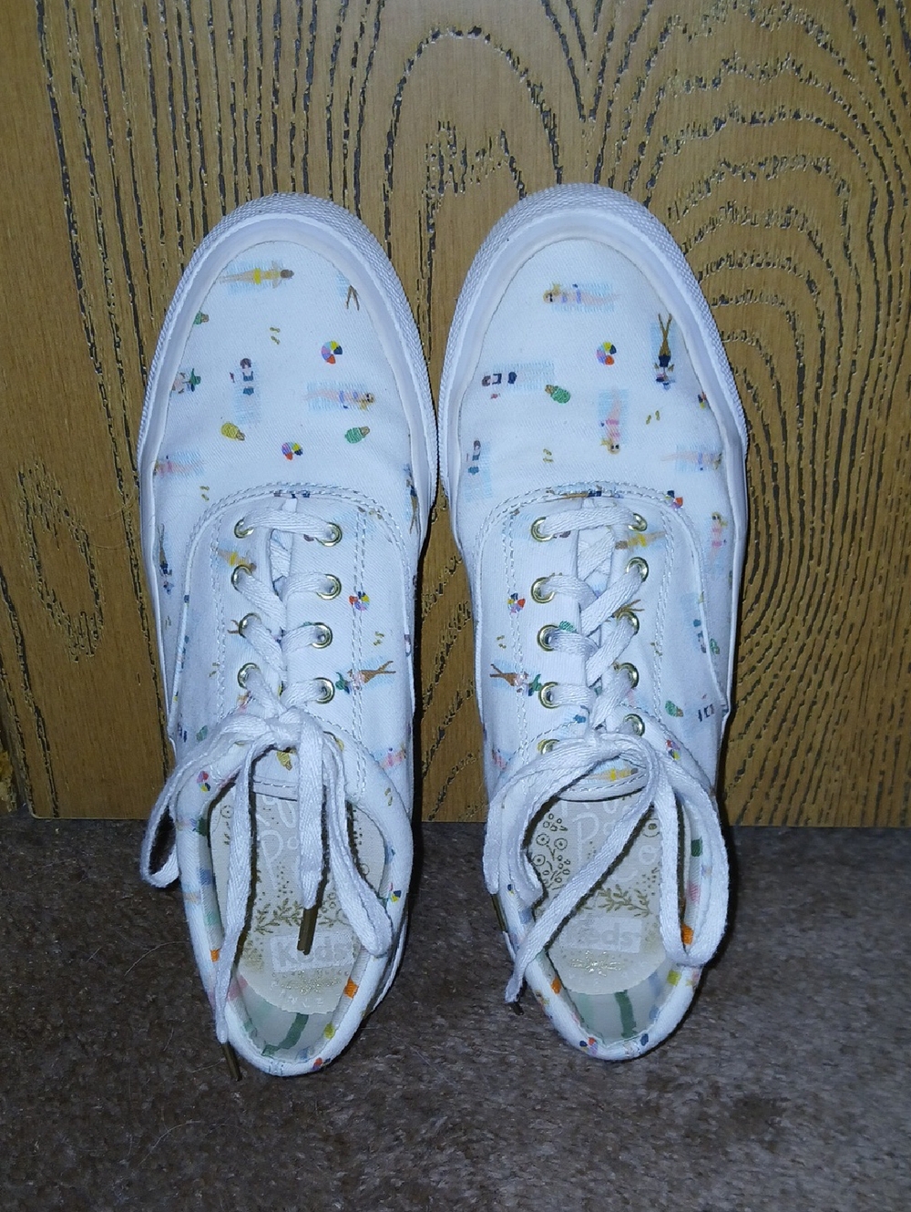 Keds Womens Beach Print Tennis Shoes
